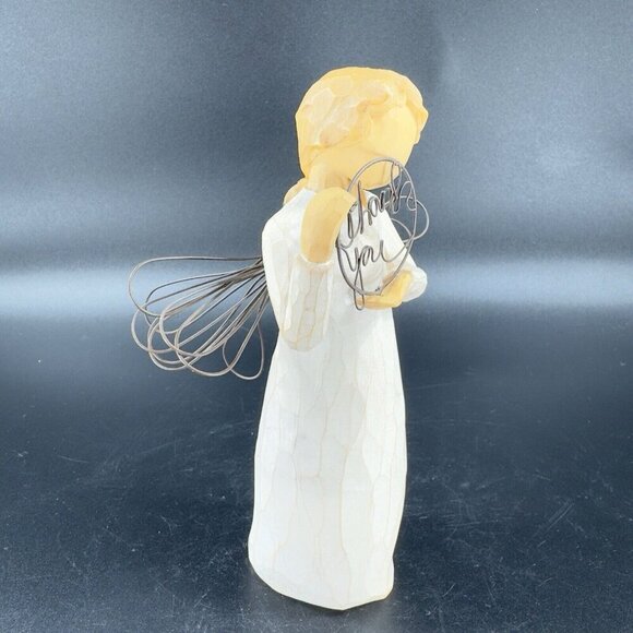 2005 Willow Tree Just For You Resin Angel Figurine Decor Demdaco Susan Lordi VTG - Picture 8 of 8
